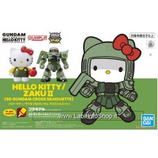 Bandai Hello Kitty/Zaku II [SD Gundam Cross Silhouette] (SD) (Gundam Model Kits)