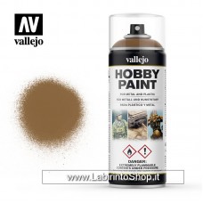 Vallejo Hobby Paint - Primer Spray - Fantasy - Leather Brown