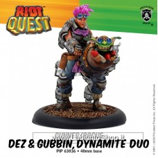 Riot Quest - Arena Miniatures Game - Dez and Gubbin, Dynamite Duo