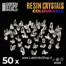 Green Stuff World CLEAR Resin Crystals - Medium
