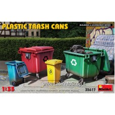 Miniart - 35617 - Plastic Trash Cans