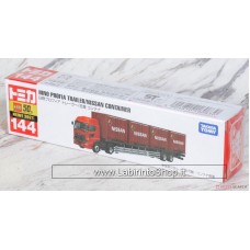 Takara Tomy - No.144 Long Type Tomica Hino Profia Trailer/Nissan Container (Tomica)