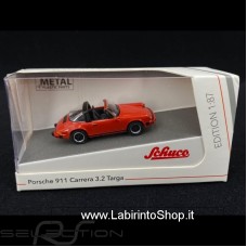 Schuco 1/87 Porsche 911 Carrera 3.2 Targa Red