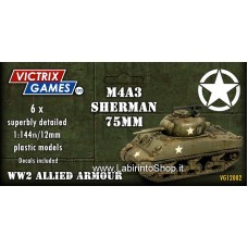 Victrix Games 1/144 M4A3 Sherman 75mm