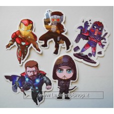 Marvel Stikers Set di 5 adesivi