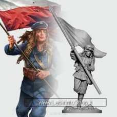 Wargamer Hot and Dangerous 54mm Apolonia From Polish Infantry