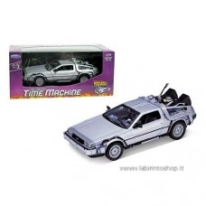 Welly - Back to the Future DeLorean 1981 Time Machine Die-Cast Metal 1/24 Scale Vehicle