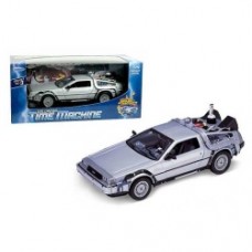 Back to the Future 2 DeLorean Time Machine Die-Cast Metal 1 24 Scale Vehicle 