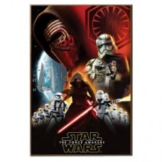 Star Wars Episode VII - The Force Awakens Kylo Ren with Stormtroopers Wood Wall Art