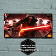 KYLO & STORMTROOPERS GLASS POSTER STAR WARS EP7