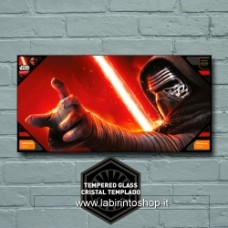 KYLO FACE GLASS POSTER STAR WARS EP7