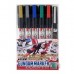 GUNDAM MARKER AMS-121 METALLIC SET
