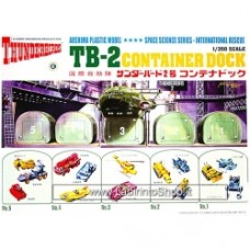 Aoshima Super oversize Thunderbirds 2 Container Dock Model Kit Model Kit
