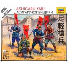 ZVEZDA Samurai Battles: Ashigaru-yari 1/72