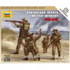 ZVEZDA WWII: British Infantry (1939 -1942) 1/72