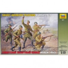 ZVEZDA WWII Soviet Infantry 1:72