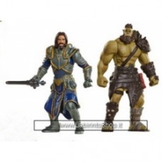 Warcraft Figure 2 Pack Build A Portal Wave 1 6 cm Lothat vs Horde Warrior
