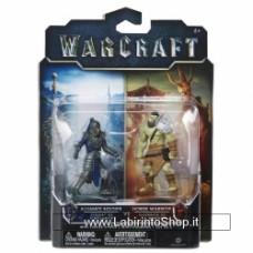 Warcraft Figure 2 Pack Build A Portal Wave 1 6 cm Alliance Soldier Vs Horde Warrior