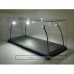 Single showcase with 4 mobile LED lamps for model cars in scale 1:18 Triple9