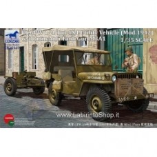 Bronco US GPW 1/4 ton 4x4 Utility Vehicle (Mod.1942) w/37mm Anti-Tank Gun M3A1