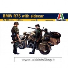 ITALERI 315 BMW R75 WITH SIDECAR 1/35