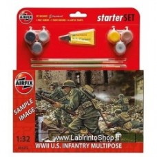 Airfix Wwii American infantry multipose gift set 1/32