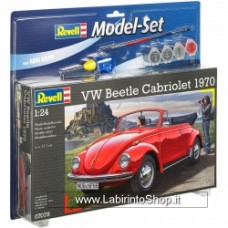 Revell Model Kit - VW Beetle Cabriolet 1970 - 1:24 Scale kit completo