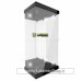 Master Revolving House Acrylic Display Case with Lighting for 1/12 Action Figures (black)