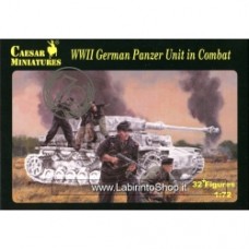 Caesar Miniatures 1/72 H085 WWII German Panzer Unit in Combat 