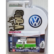 Greenlight 1:64 Club V-Dub 5 1976 Volkswagen Type 2 Double Cab Pickup with Roof Rack and Canopy