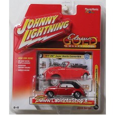 Johnny Lightning Classic Gold 1/64 1975 Vw Super Beetle Convertible