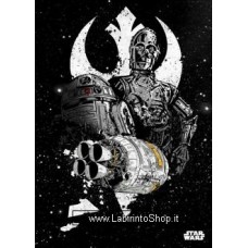 Star Wars Metal Poster Episode VII Pilots Shuttle 10 x 14 cm