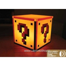 Super Mario Bros Light Question Block 18 cm
