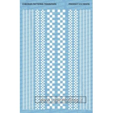 Checker Patterns B/W Decal
