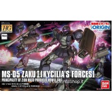 Bandai High Grade HG 1/144 Zaku I (Kycilia`s Forces) Gundam Model Kit