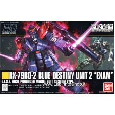 Bandai High Grade HG 1/144 Blue Destiny Unit 2 `EXAM` Gundam Model Kit