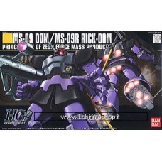 Bandai High Grade HG 1/144 MS-09 Dom / MS-09R Rick-Dom Gundam Model Kits