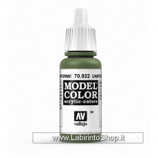 Vallejo Model Color 70.922 Uniform Green 084 17ml
