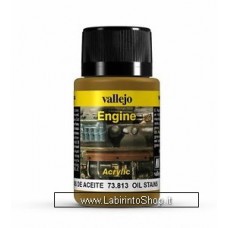 Vallejo Acrylic Paints 40ml Bottle 73.813 Engine Oil Stans 40 ml