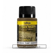 Vallejo Acrylic Paints 40ml Bottle 73.807 Thick Mud European Mud 40 ml