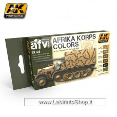 Afrika Korps Colors Set of 6 Colors