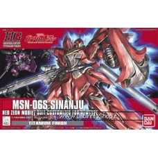 Bandai High Grade HG 1/144 MSN-06S Sinanju Titanium Finish Gundam Model Kits