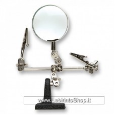 Artesania Helping Hand with Magnifying Glass with Two Clamps