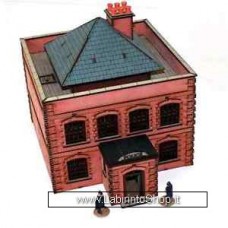 4-ground Victorian White Chapel to Baker Street Police Station 28 mm