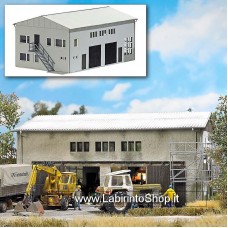 Busch HO 1411 - Concrete Garage Kit