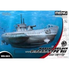 Meng wb-003 Warship Builder U-boat Type VII 