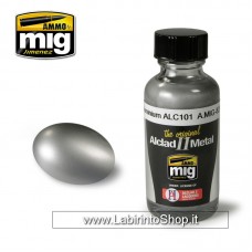 Ammo of Mig Alclad II Metal Aluminium ALC101 30 ML
