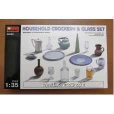 Miniart - Household Crockery and Glass Set