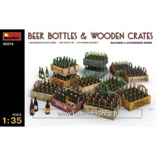 Miniart - Wine Bottle and Wooden Crates
