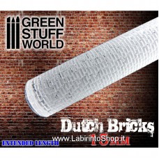 Green Stuff World Rolling Pin DUTCH Bricks 15mm